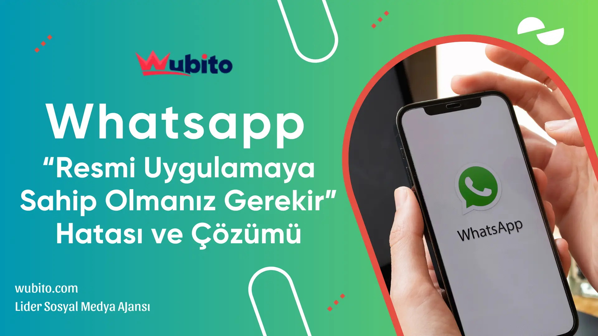 Giris yapmak icin resmi whatsapp uygulamasina sahip olmaniz gerekir hatasi cozum yollari