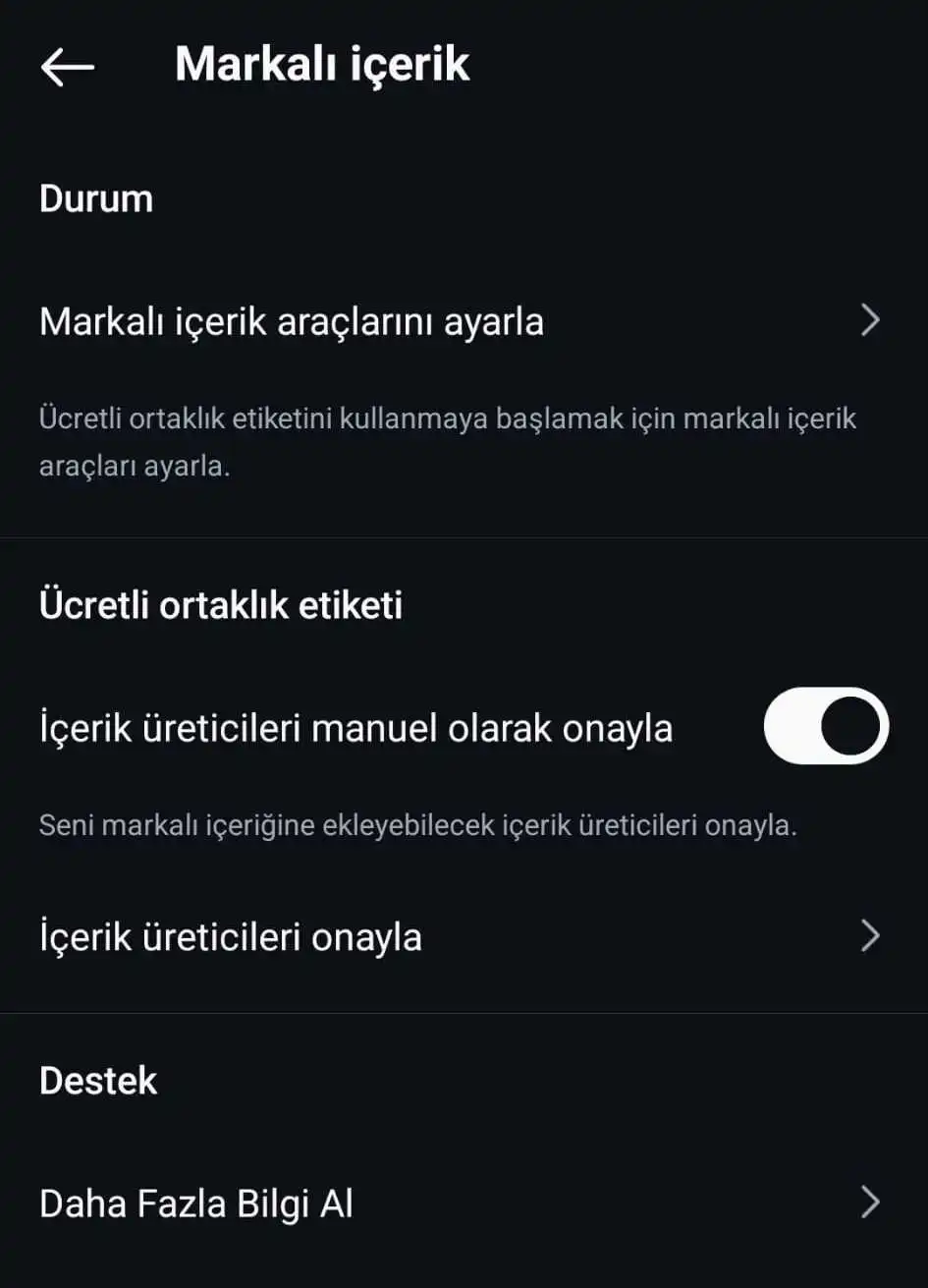 Instagram markali icerik nasil acilir asama-3