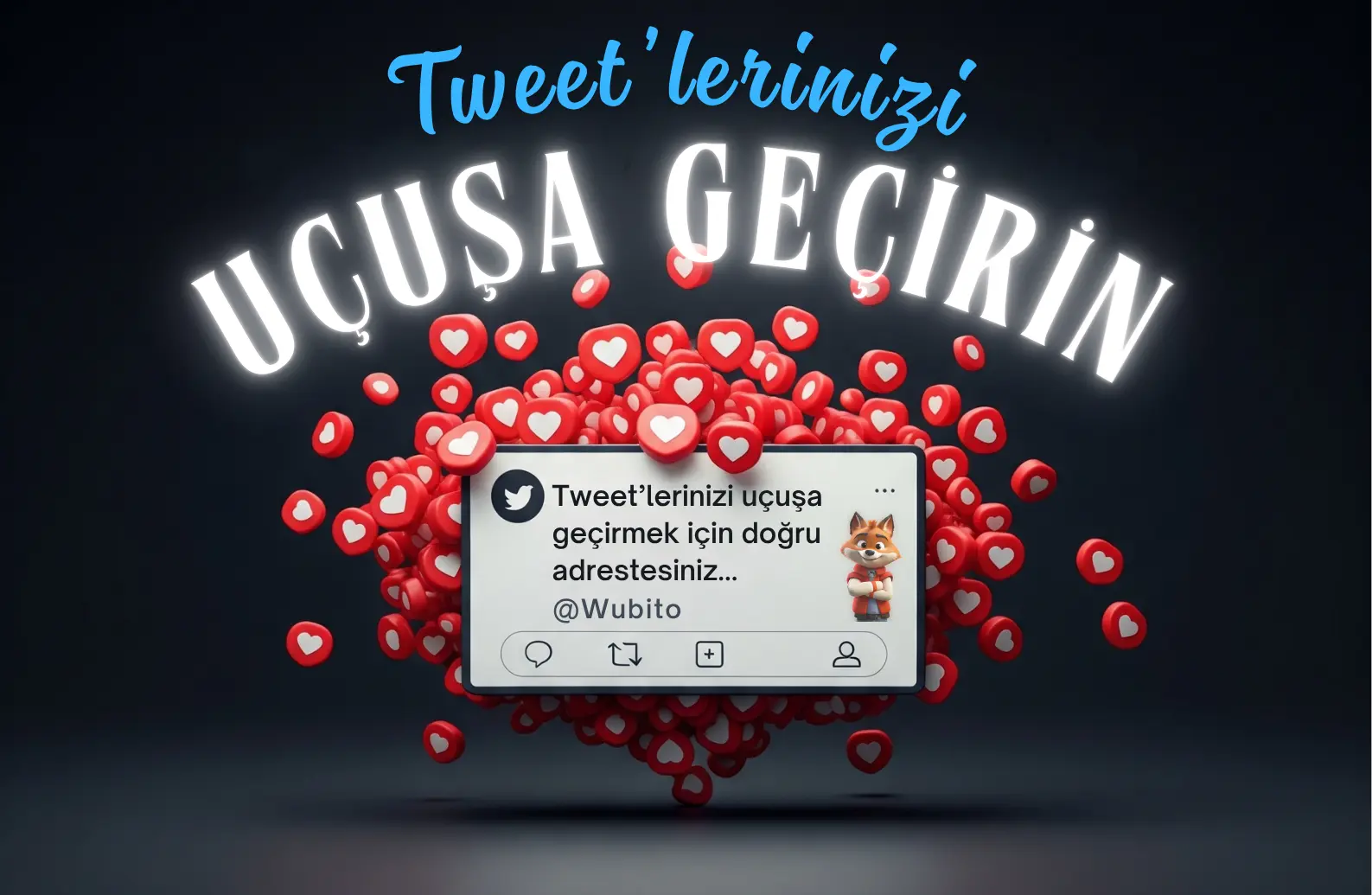 Tweetlerinizi premium paketlerimizle ucusa gecirin