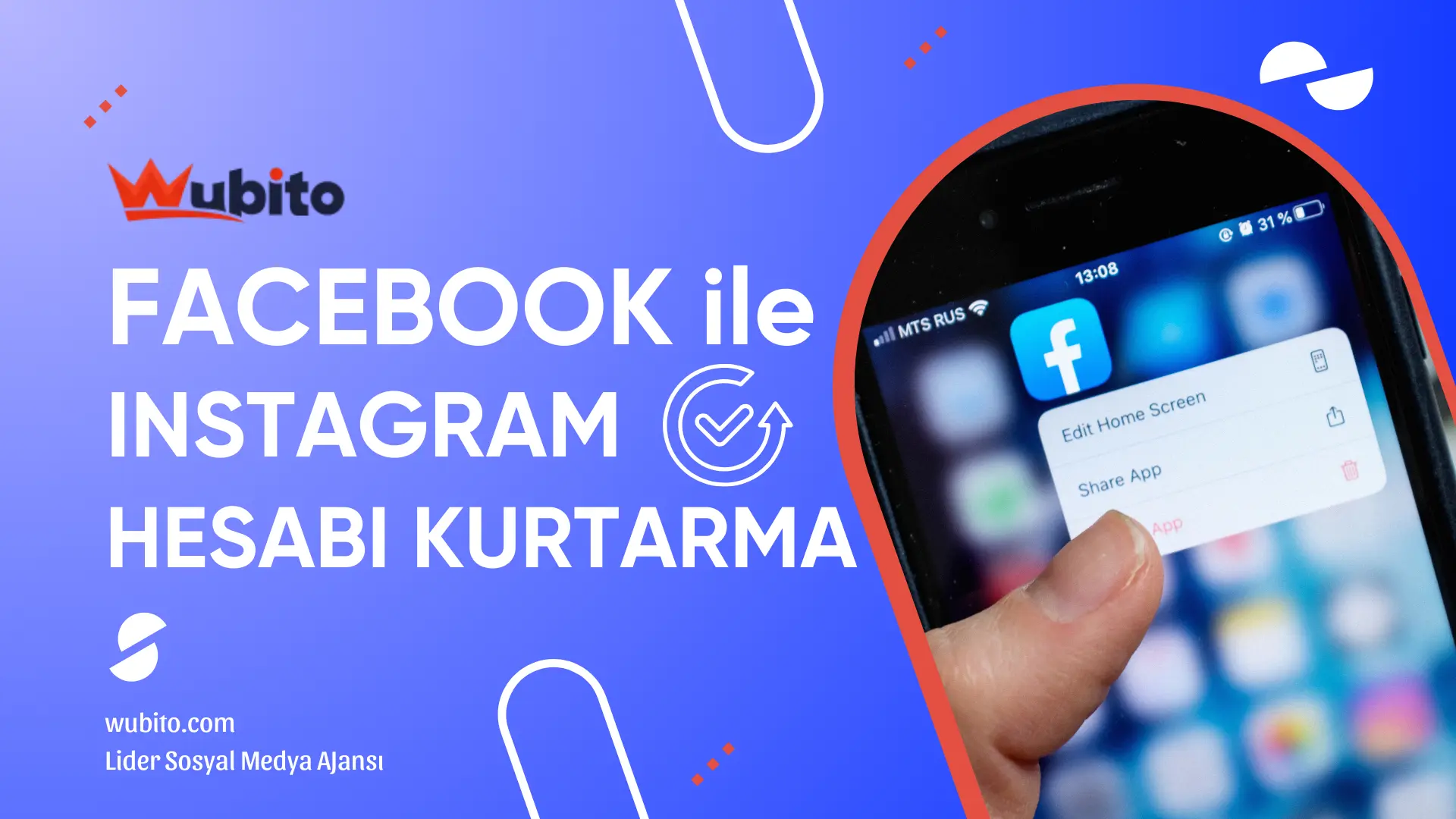 Facebook ile instagram hesabi kurtarma wubito