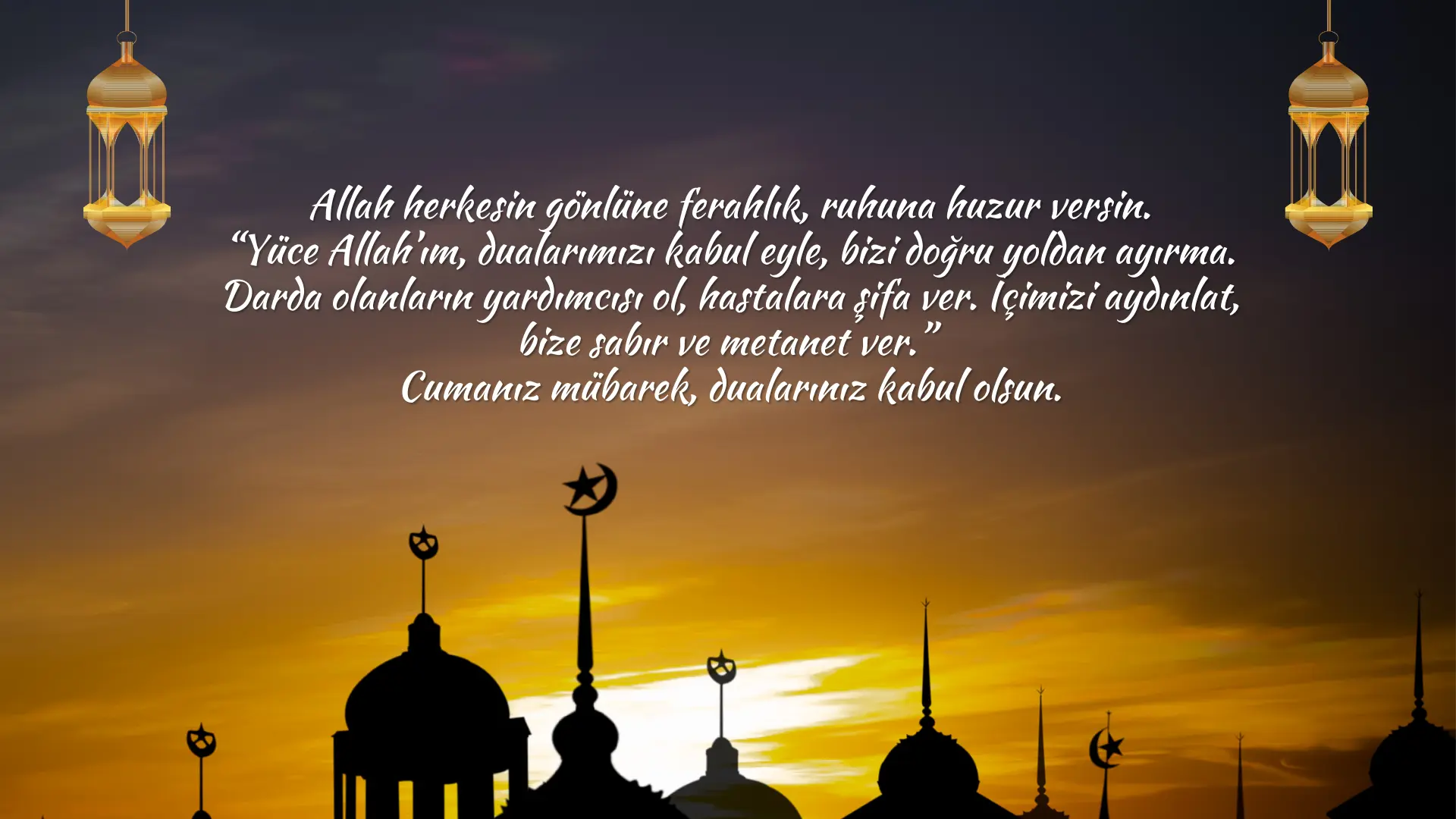 Tiktok cuma mesajları ilahili gorsel