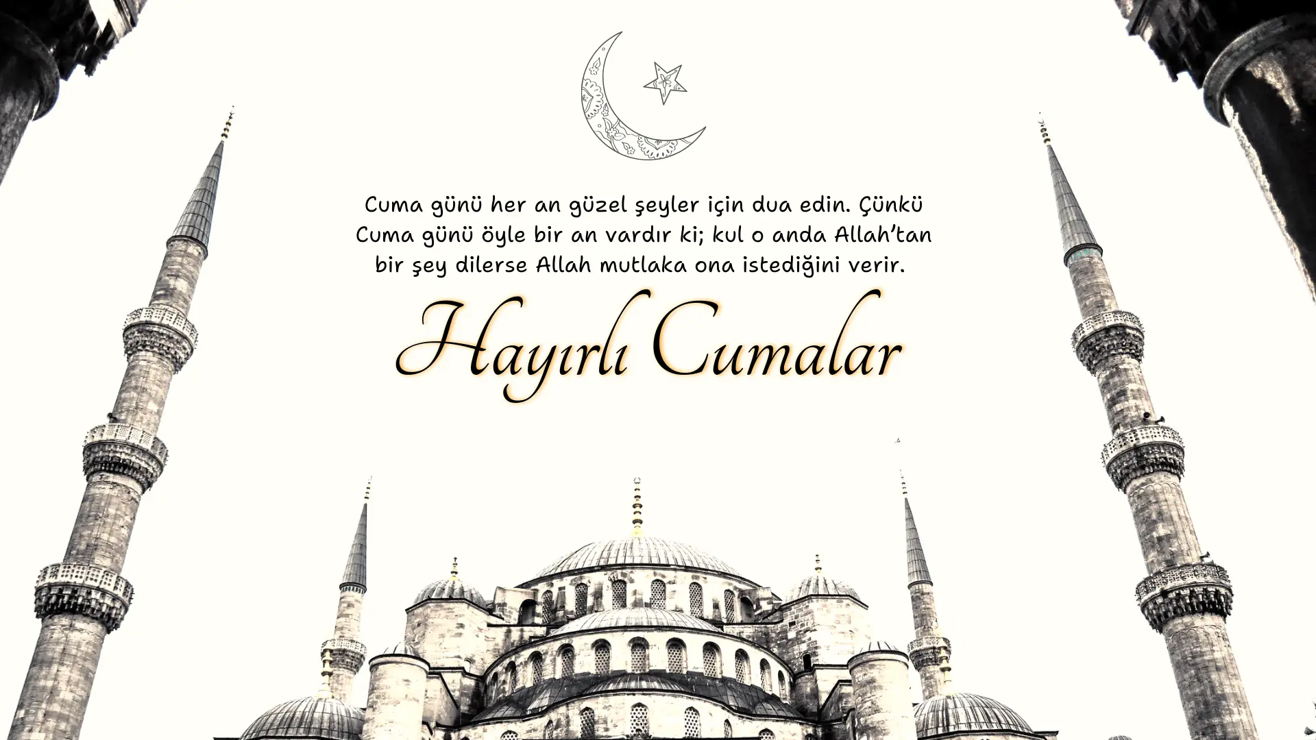 Tiktok en guzel cuma mesajlari hazir gorsel